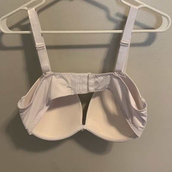 💜 Silhouette Plus White Lace Lightly Lined Bra - 38DD - Picture 4 of 5